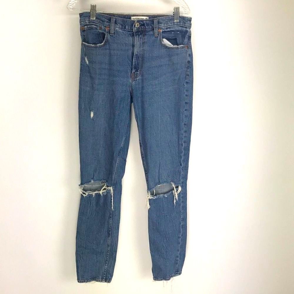 Abercrombie & Fitch The Skinny High Rise Jeans Womens size 28 waist 6L